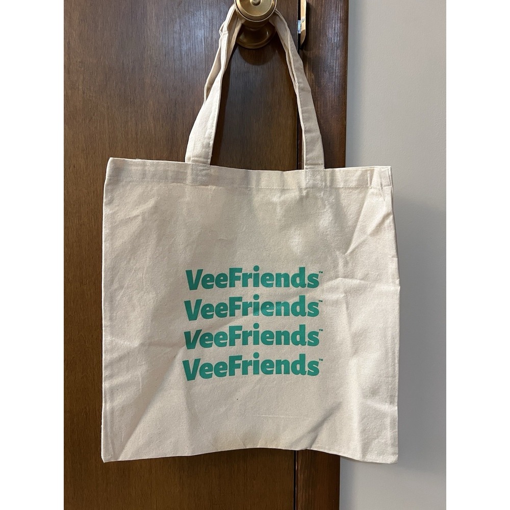 VEEFRIENDS Official Canvas Tote Bag from VeeCon 2023 Vee Friends Green New VF
